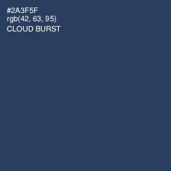 #2A3F5F - Cloud Burst Color Image